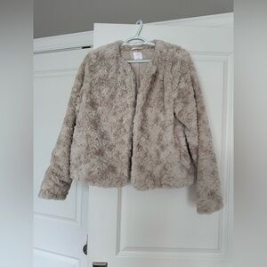 LC Lauren Conrad Teddy Jacket in Tan